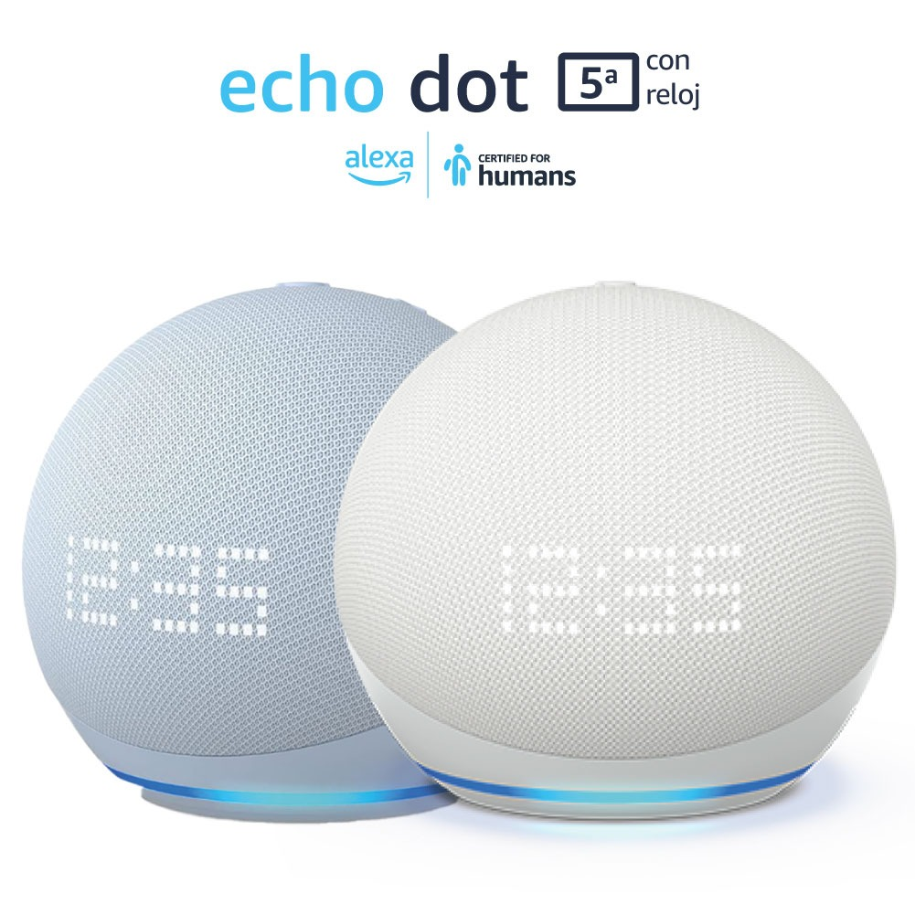 Alexa Echo Dot 5ta con Reloj
