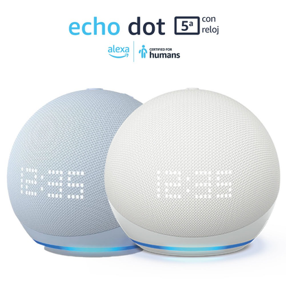 Bocina Inteligente con Alexa Echo Dot 5ta Generación Blanca con